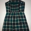 Aeropostale Green Plaid Mini Dress Photo 1