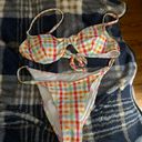 SheIn Plaid Bikini Set Photo 2