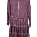 Sea Gypsies 5 for $25|  Flounce Heather Lavender Boho Mini Dress Size L Photo 2