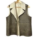 Jack by BB Dakota  Brown Faux Shearling Vest S Photo 0