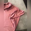 Hinge  pink pullover turtleneck poncho sz S​ Photo 3