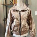 ALLSAINTS  Mika Metallic Puffer Gold Womens Size 4 Photo 4