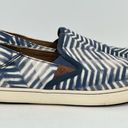 Olukai  Pehuea Pa’i navy blue white slip on canvas sneakers Photo 12