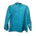 Christian Dior RARE NWOT Vintage  Jr’s x Saks 5th Ave Collab Quilted Teal Jacket Photo 3