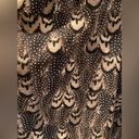 Revolve De La Vali  Bambi Mini Dress in Brown/Gold Feather Print Size US 10 Photo 13