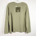 Croft & Barrow Croft Barrow Plus Size 2X Cardigan Sweater Snowman Green Full Zip Ugly 935 Photo 1