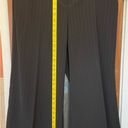 Lane Bryant  Women Black Silver Threaded Extra Wide Leg Dress Pants Size 20 Photo 8