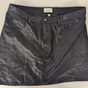 DL1961 RTR sz31 (10-12)  Alma Mini skirt Genuine leather solid black sexy a-line Photo 3