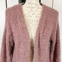 Love Tree  Popcorn Eyelash Knit Cardigan Size Medium Photo 6