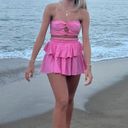 Pink Two Piece Skirt Set Size XS Photo 0