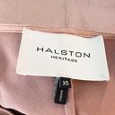 Halston Heritage  Satin Kimono Open Front Tie Waist Multi Needle Band Cardigan Photo 1