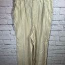 a.n.a  Striped Linen Blend cream color women’s wide leg pants size 10 Photo 0