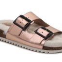 mix no. 6  Sandals WOMEN'S 9 ROSE GOLD FALON SLIDE SANDAL SLIDES - METALLIC 9 SB Photo 6