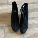 Stuart Weitzman  seamstress black suede wedge booties Photo 1