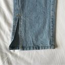 Pretty Little Thing  Ripped Waistband High Waist Split Hem Jeans, Size 2 Tall, NWOT Photo 9