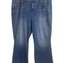 Torrid  Women's First At Fit Blue Bootcut Denim Jeans Size 22 Photo 0