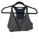 Koral  Sports Bra Women's Size S Racerback Activewear Black Coated Photo 0