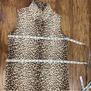 Equipment  Lucida Sleeveless Leopard Print Silk Dress in Natural Multi size xs Photo 5