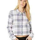 Vans  cropped flannel button down shirt Photo 0