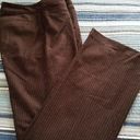 Banana Republic  Harrison Brown Pinstripe Slacks Trousers Pants Wool Blend Sz 8 Photo 0