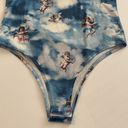 Angel Cherub Bodysuit Top Medium ? Large ? Blue RARE HTF Size undefined Photo 3