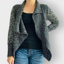 360 Cashmere  Cardigan Jordana Elk Grey Drape Open Front Chunky Knit Thick XS NEW Photo 0