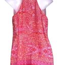 Cynthia Rowley  Pink Orange Paisley Sleeveless Tank Top Size Small Photo 2