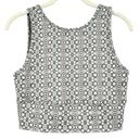 Anthropologie  Daily Practice Womens Geometric Printed Crop Top Sports Bra Size M Photo 0