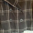 Banana Republic  Wool Jacket Plaid Black Size L Photo 2