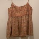 The Great EUC  peach embroidered silk peasant top Photo 4