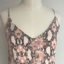 One Clothing Pink Snake Print Midi Dress NWT Photo 3