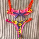 Daisy One One Swim  Print Bikini Size S Photo 2