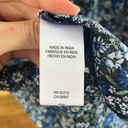 Lucky Brand  Blue Floral Long Sleeve Mini Dress Size XS Photo 8