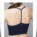 Lululemon  Twist Longline Bra in Navy Photo 1