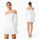 Elliatt  Vida Off The Shoulder Day Mini Dress In White size XS Photo 8