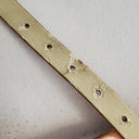 Coldwater Creek  Vintage Tan Soft Leather Thin Belt S Photo 7