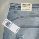 Gogo Jeans  NWT Size 20 Light Blue Wash Distressed High Rise Ankle Denim Jeans Photo 6