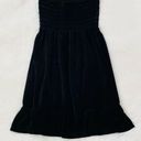 Juicy Couture  | Smocked Mini Black Velour Tube Terrycloth Dress Size P Photo 7