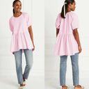 Hill House  The Francesca Top size XS Ballerina Pink Cotton Photo 1