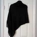 Big Buddha  Open Knit Poncho Photo 4