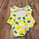 Kate Spade  NWT Yellow Lemon One Piece Swimwear Sz M Photo 1