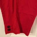 kim rogers  Comfort Waist Crop Pants size 12 brand new color red two front pocket Photo 1