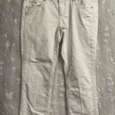 American Eagle  White Womens Artist Stretch Crop Ankle Jeans Pants Size 10 EUC Photo 0