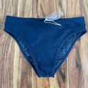 Revolve Watercolors by Kenny Flowers The Ravello - Textured Navy Jacquard New Classic Bikini Bottom Photo 5