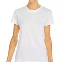 Vince  Pima Cotton Essential Crewneck Tee in Optic White, Size XXS, New w/Tag $80 Photo 5