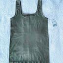 Nine West NWT  Square Neck Seamless Tank Top Camisole Size L/XL Olive Drab Green Photo 0