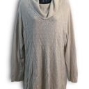 Chico's Chico’s Beige Cable Knit Turtleneck Sweater Top Photo 0