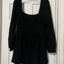 Free People NWOT  black mini dress. Photo 0