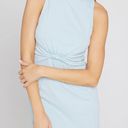 l*space Dress Seaview Sleeveless Front Twist Mini Sky Blue L NWT New Photo 0