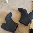 mix no. 6  Black Heel Ankle Booties Size 7.5 Photo 3